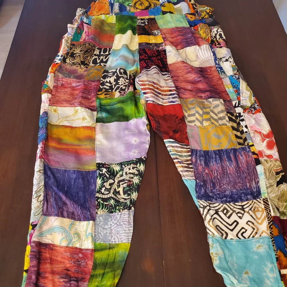 Rare Vintage Patchwork Overalls - Picture 11 of 16